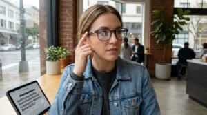 Apple Smart Glasses concept with AI-powered features, Siri integration, built-in cameras, and wearable technology expected to launch in 2027.