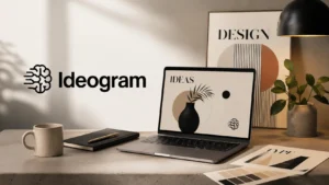 Ideogram AI tool 2026 showing AI image generator features for text logos posters branding and creative designs