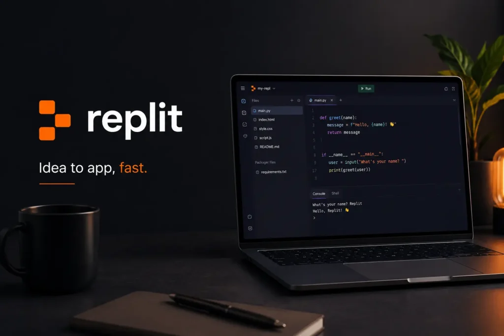 Replit AI coding platform for building apps websites prototypes dashboards and software projects faster