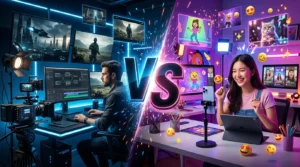 Runway vs Pika Labs AI video generator comparison showing features and video quality