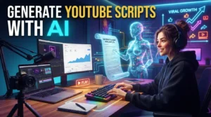 How to Generate YouTube Scripts with AI using modern writing tools